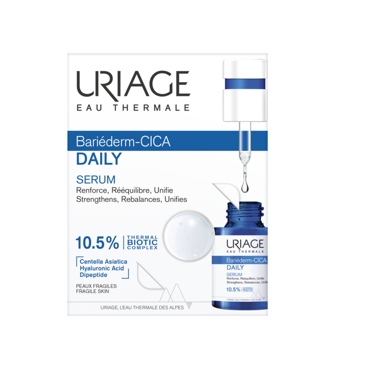 Bariéderm-Cica Daily sérum Uriage - flacon de 30 ml