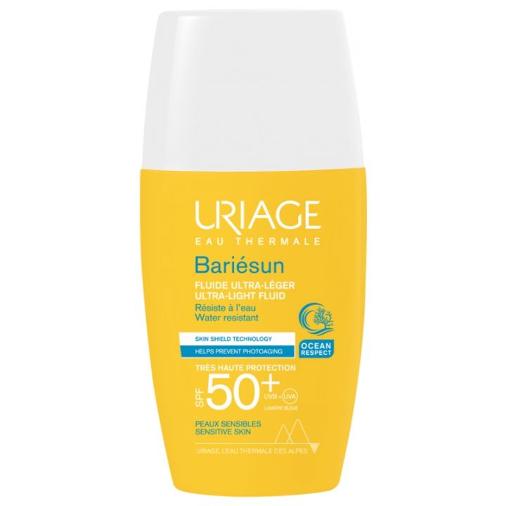 Bariésun Fluide ultra-léger très haute protection SPF50+ Uriage - flacon de 30 ml