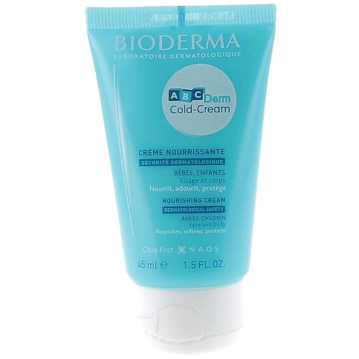 ABCDerm Cold-cream crème visage nourrissante Bioderma - tube de 45 ml