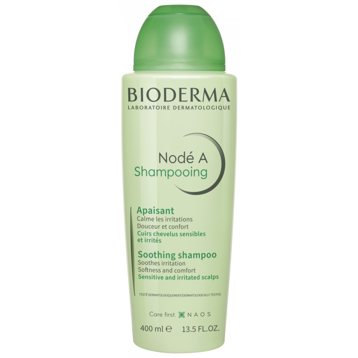 Nodé A shampooing apaisant cuirs chevelus sensibles et irrités Bioderma - flacon de 400 ml