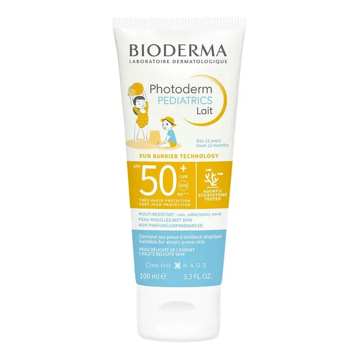 Photoderm Pediatrics Lait solaire SPF 50+ Bioderma - tube de 100 ml