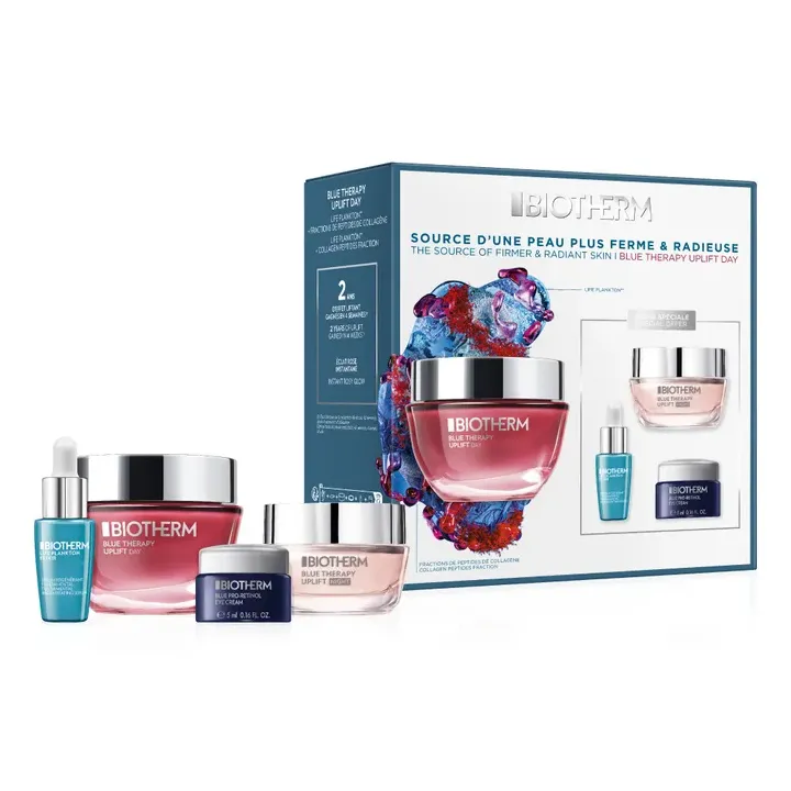 Blue Therapy Uplift Coffret anti-âge Biotherm - coffret de 4 produits