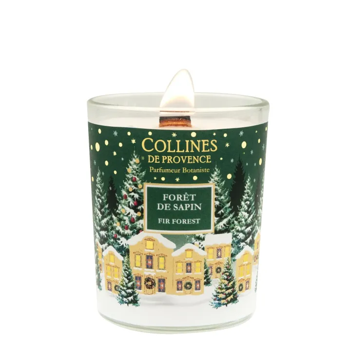 Bougie parfumée Forêt de sapin Collines de Provence - bougie de 75g