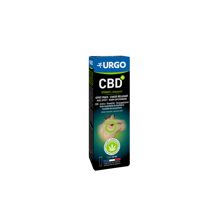 CBD+ Crème de massage Urgo - tube de 50ml