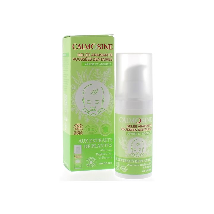 Calmosine Gelée apaisante poussées dentaires bio Laudavie - flacon-pompe de 15ml