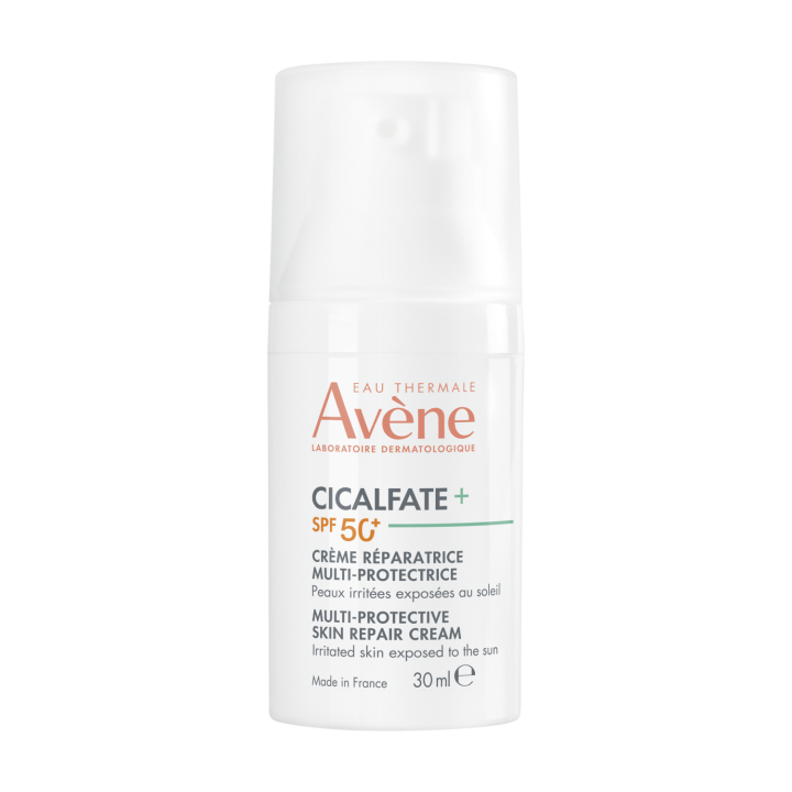 Cicalfate + Crème réparatrice multiprotectrice SPF50+ Avène - flacon-pompe de 30 ml