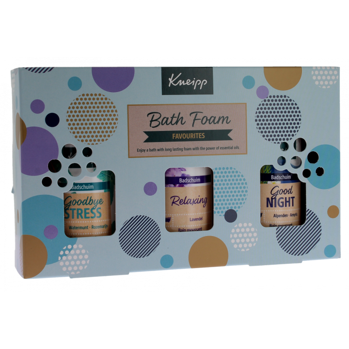 Coffret Happy Bath time Kneipp - coffret de 3 bains moussants