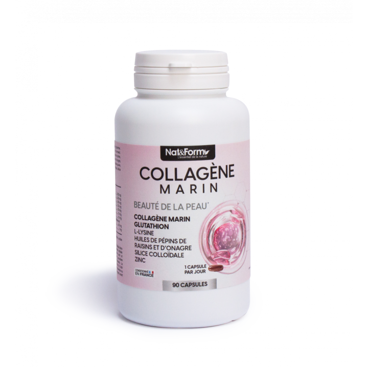 Collagène marin Nat&Form - boite de 90 capsules