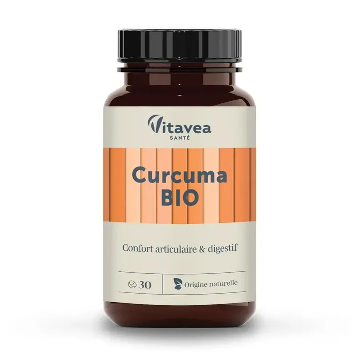 Curcuma bio Vitavea - pot de 30 gélules