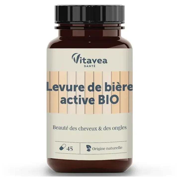 Levure de bière active bio Vitavea - pot de 45 gélules