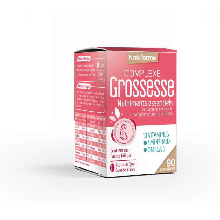 Complexe grossesse Nat&Form - boite de 90 capsules