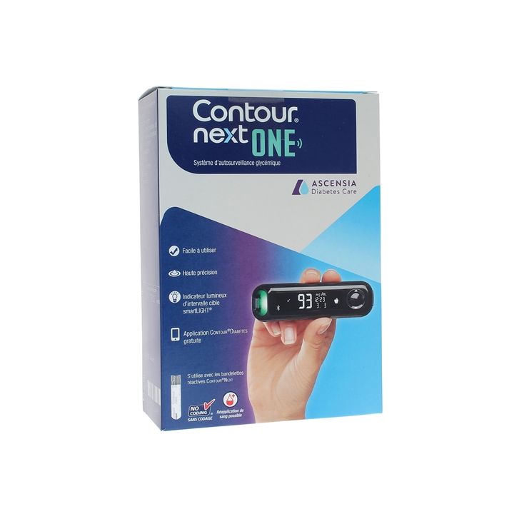 Contour Next One Système d'auto surveillance glycémique Ascensia Diabetes Care - un kit