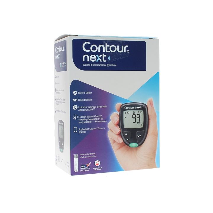 Contour Next Système d'autosurveillance glycémique Ascensia Diabetes Care - un kit