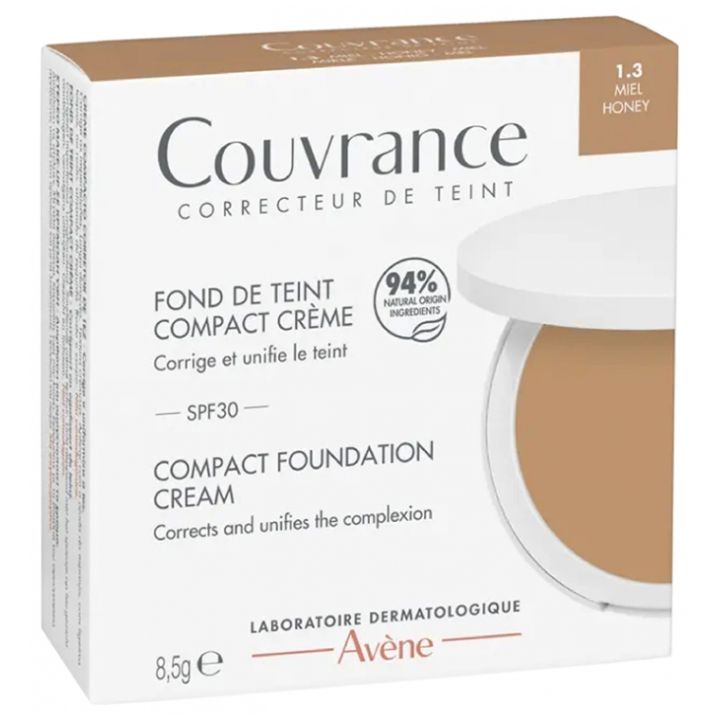 Couvrance fond de teint compact crème Avène - poudrier de 8,5g