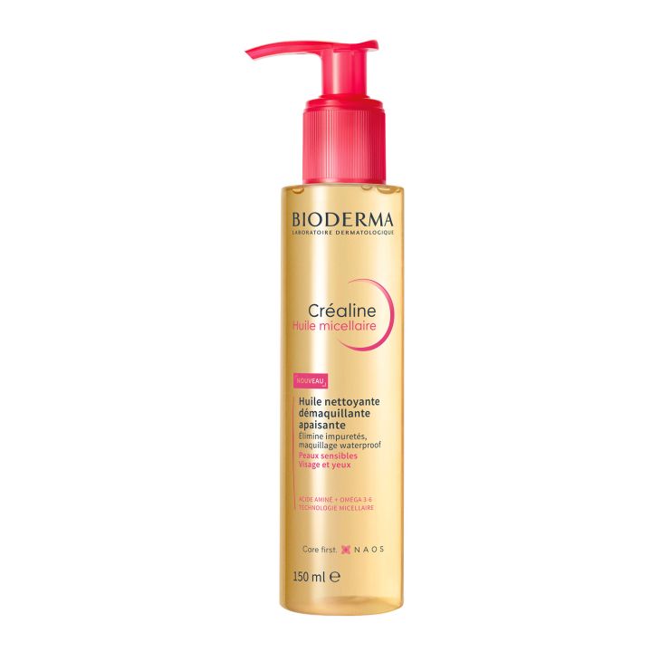 Créaline Huile micellaire Bioderma - flacon-pompe de 150ml