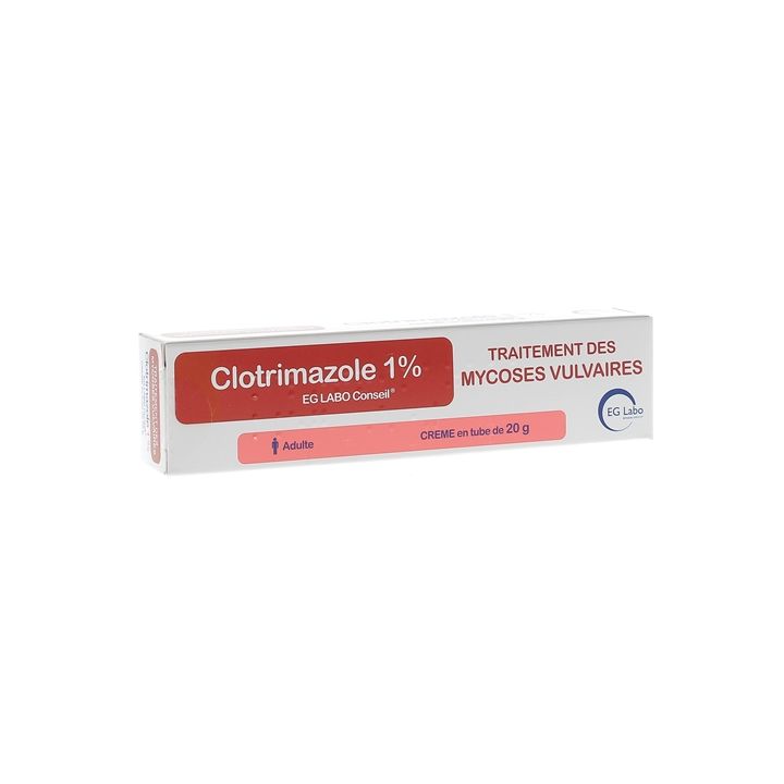 Crème Clotrimazole 1% EG Labo Conseil - tube de 20g