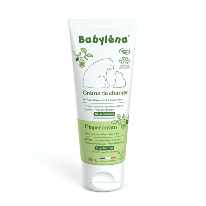 Crème de change bio Babyléna - tube de 75ml