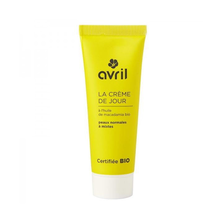 Crème de jour peaux normales et mixtes Bio Avril - tube 50 ml