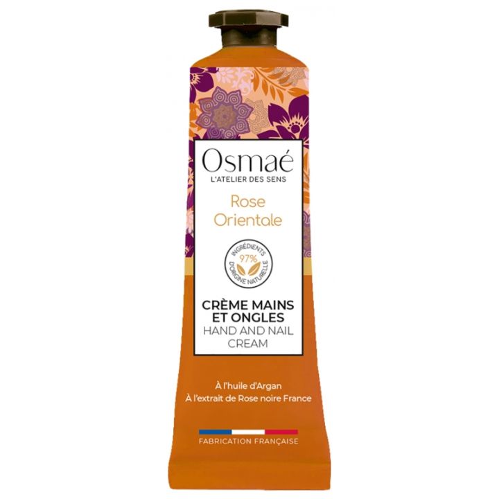 Crème mains et ongles Rose Orientale Osmaé - tube de 30 ml