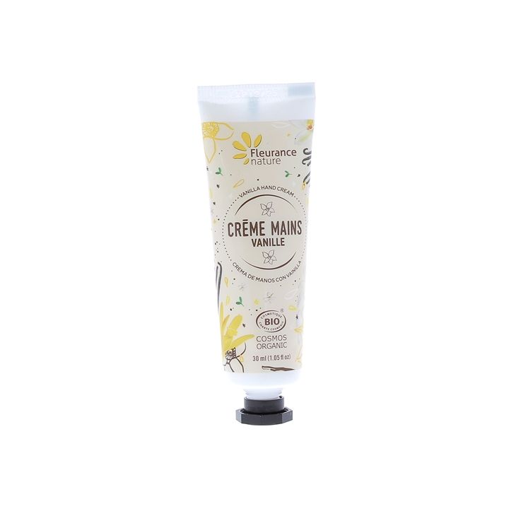 Crème mains vanille bio Fleurance nature - tube de 30 ml