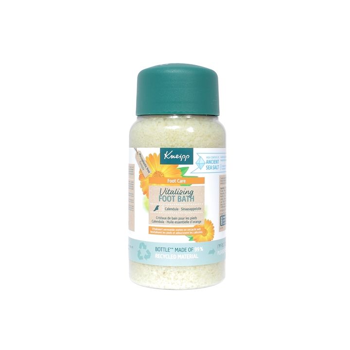 Cristaux pour bain de pieds Vitalizing Kneipp - boîte de 600g