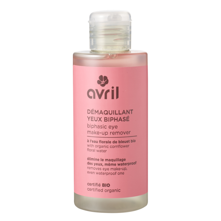 Démaquillant yeux biphasé bio Avril - flacon de 150 ml