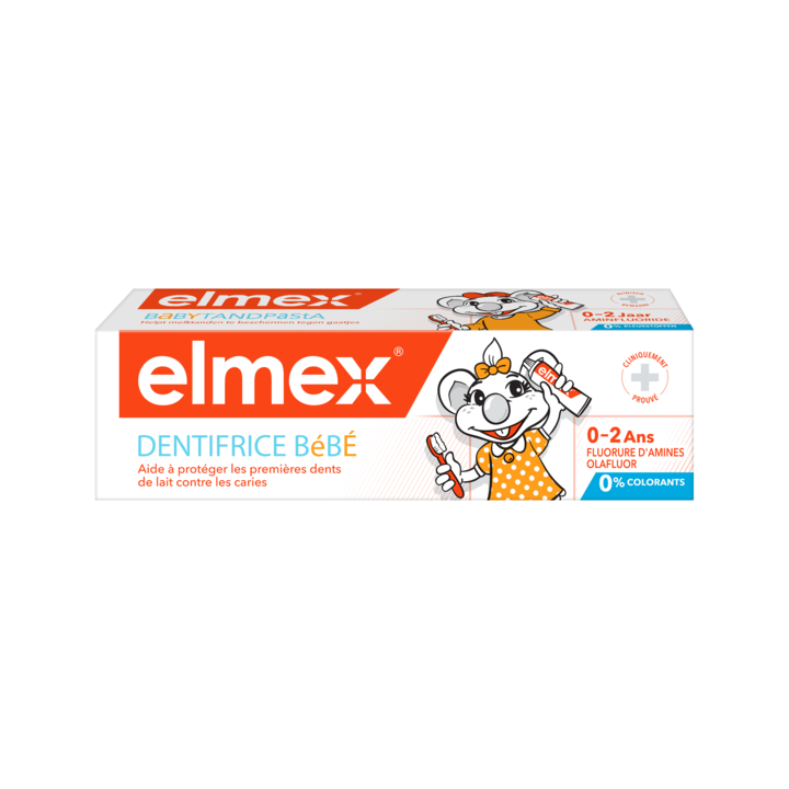 Dentifrice bébé 0-2 ans Elmex - tube de 50 ml