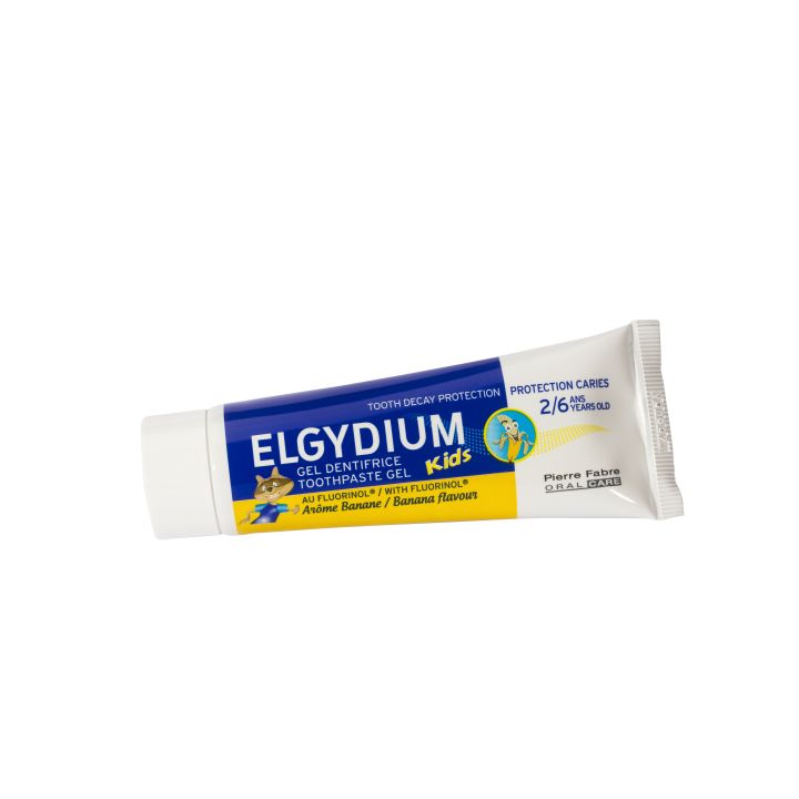 Dentifrice gel Kids à la banane Elgydium - tube de 50ml