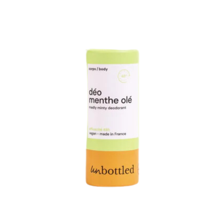 Déo menthe olé Unbottled - stick de 50g