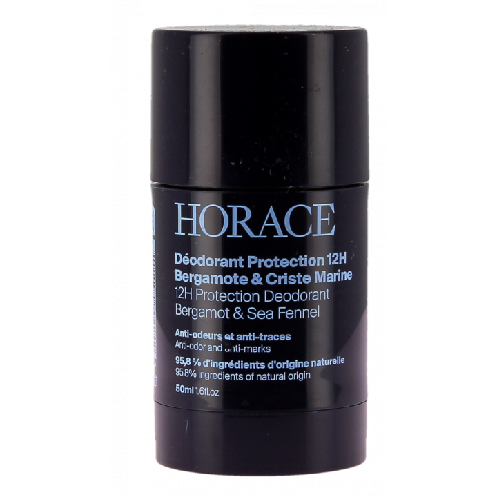 Déodorant protection 12h bergamote et criste marine Horace - stick de 50ml