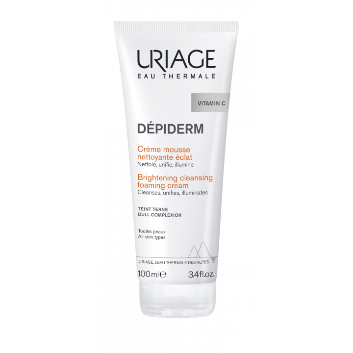 Dépiderm crème mousse nettoyante éclat Uriage - tube de 100 ml