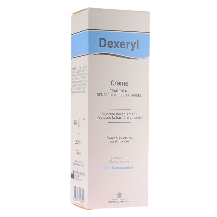 Dexeryl crème traitement des sécheresses cutanées Pierre Fabre - tube de 250ml