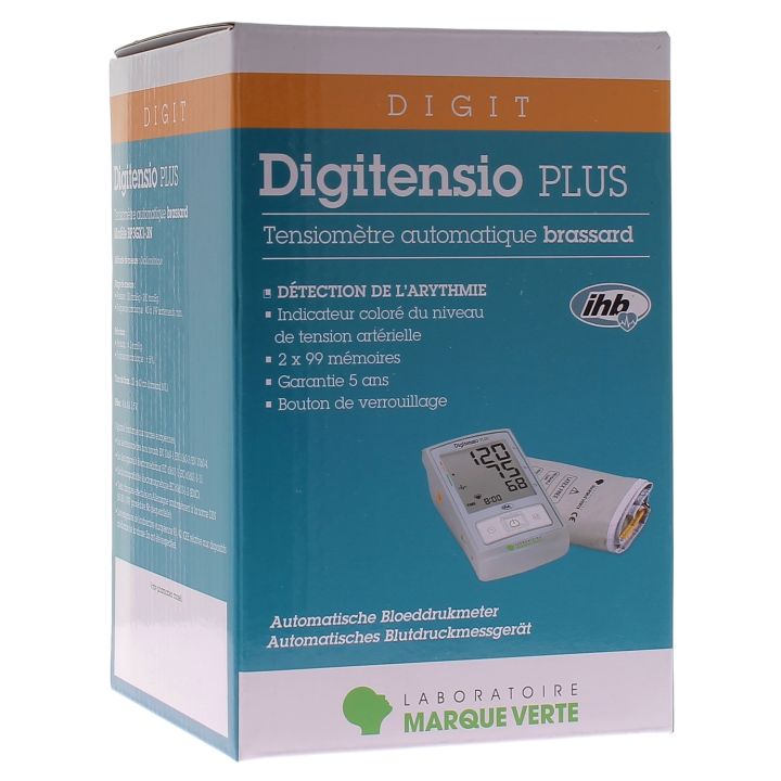 Digitensio Plus Tensiomètre brassard Marque Verte - un tensiomètre