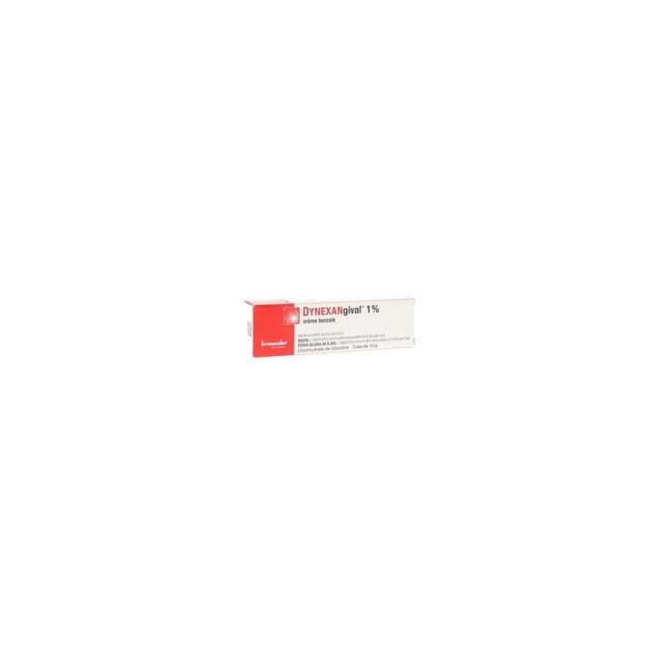 Dynexangival 1% crème buccale - tube de 10g