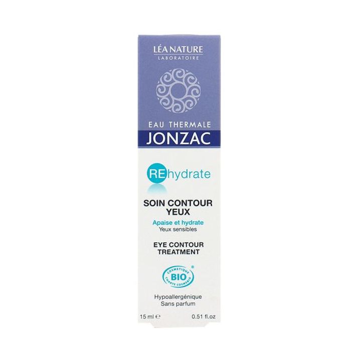 Eau Thermale Jonzac Soin contour yeux bio REhydrate Léa Nature - tube de 15 ml