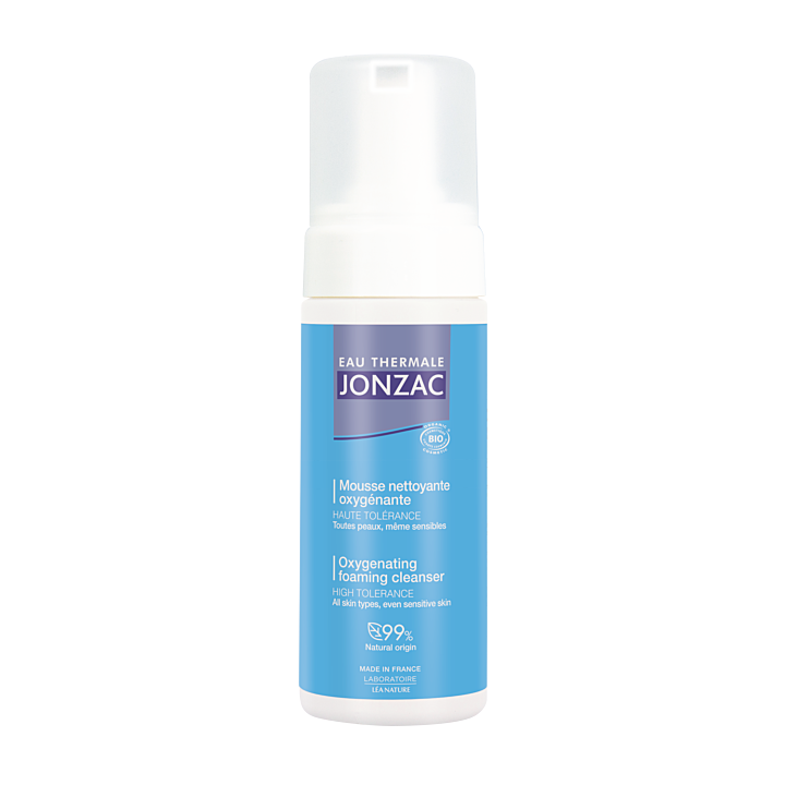 Mousse nettoyante oxygénante Eau Thermale Jonzac - flacon de 150 ml