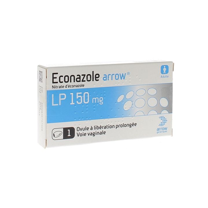 Econazole 150 mg Arrow - boîte de 1 ovule à libération prolongée