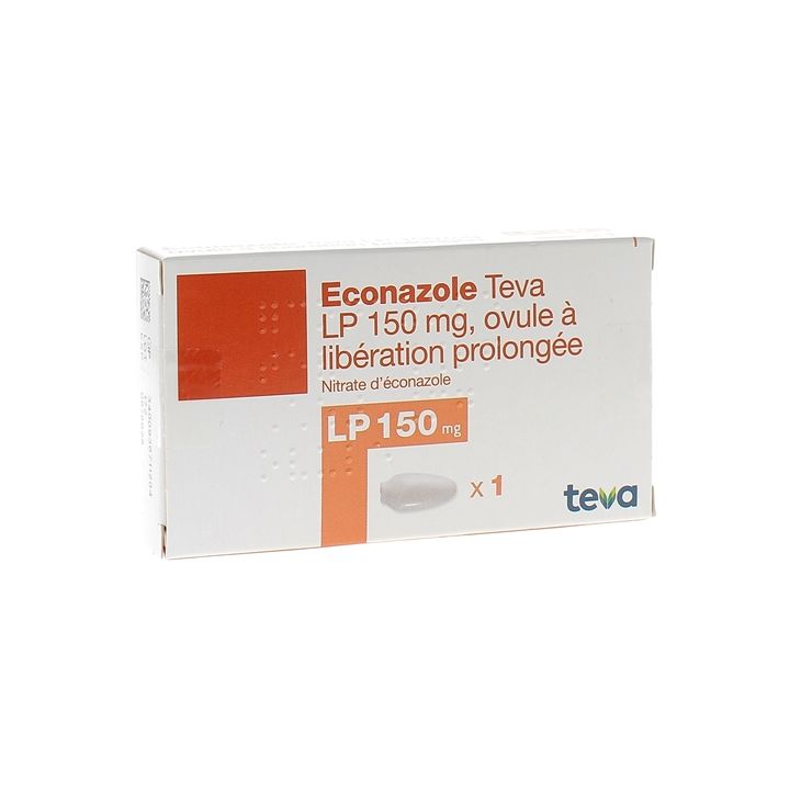 Econazole LP 150 mg ovule Teva - boîte de 1 ovule