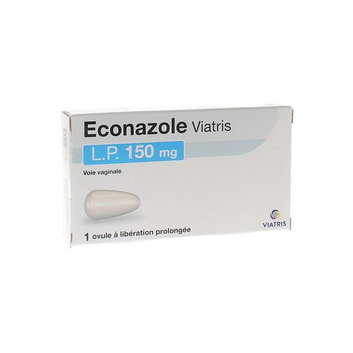 Econazole ovule 150 mg Viatris - boîte de 1 ovule