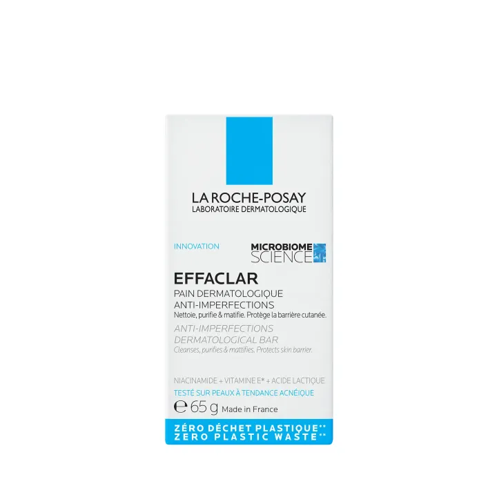 Effaclar pain dermatologique anti-imperfections La Roche-Posay - pain de 65g