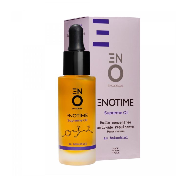 Enotime Supreme Oil huile repulpante ENO laboratoire Codexial - flacon compte-gouttes de 20 ml