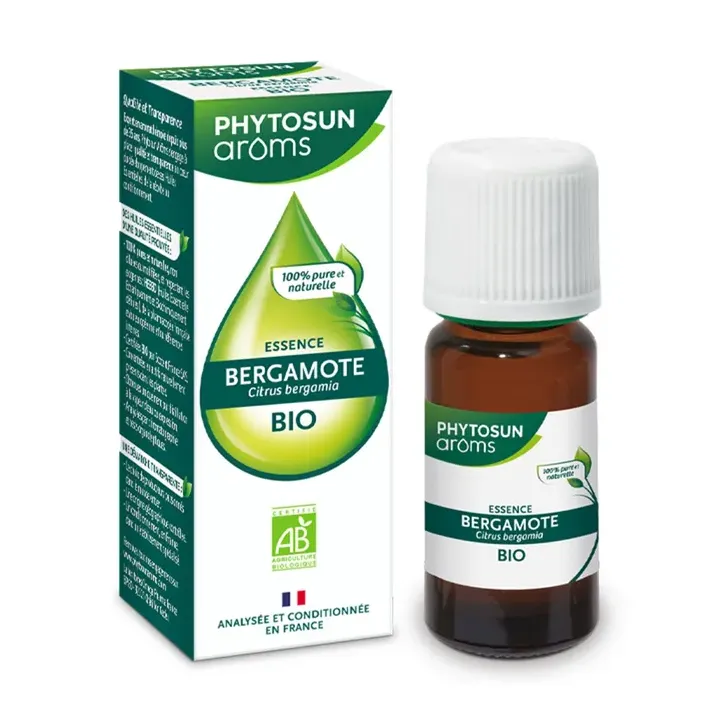 Essence bergamote bio Phytosun Arôms - flacon de 10 ml