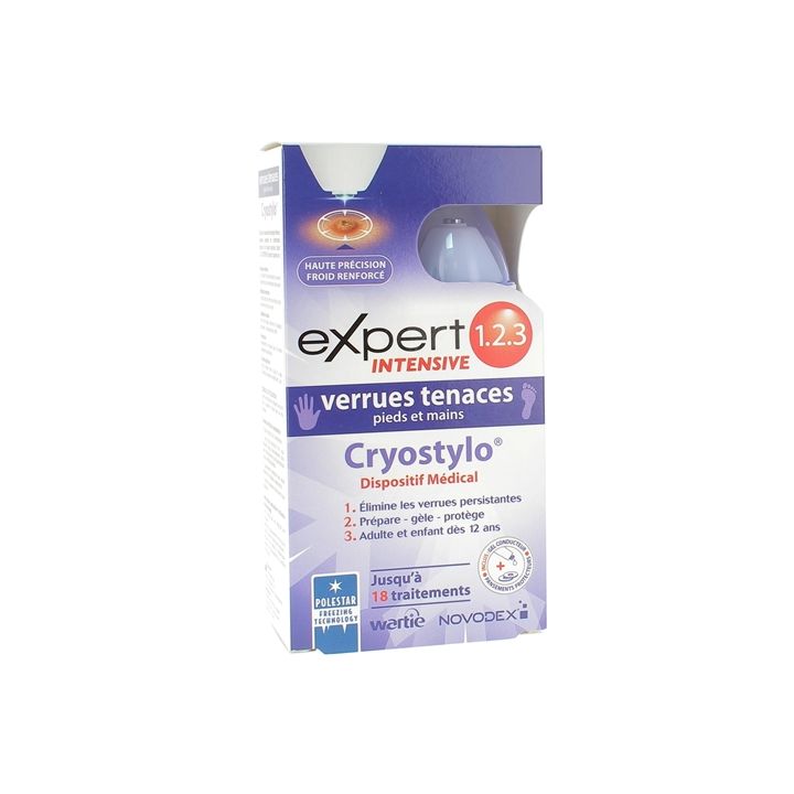 Expert 1.2.3 Cryostylo verrues tenaces Novodex - boîte de 1 stylo