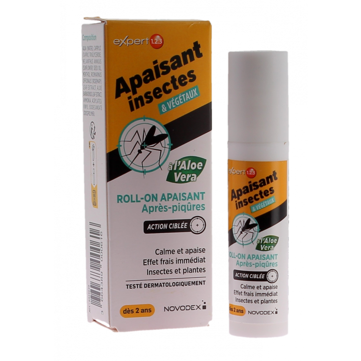 Expert 123 Roll-on apaisant après-piqûres Novodex - roll-on de 10ml