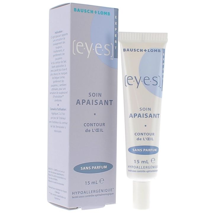 Eyes expert soin apaisant contour de l'oeil Bausch Lomb - tube de 15 ml