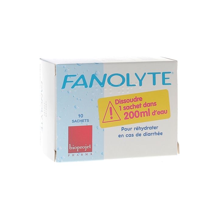 Fanolyte Préparation diététique pour réhydratation - boîte de 10 sachets