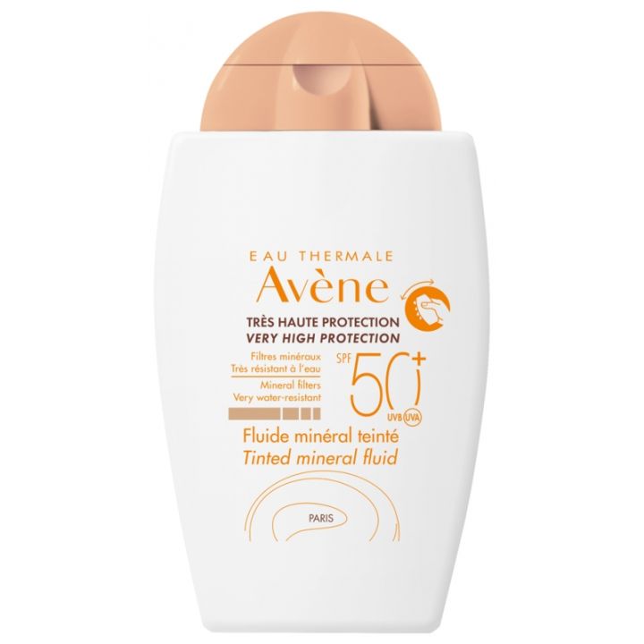 Fluide minéral teinté SPF50+ Avène - flacon de 40 ml