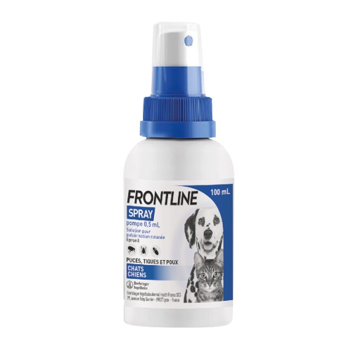 Frontline spray chats et chiens - spray de 100 ml