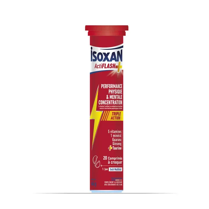 ActiFlash perfomance physique et mentale Isoxan - 20 comprimés