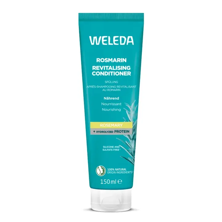 Après-shampooing revitalisant au romarin Weleda - tube de 150ml